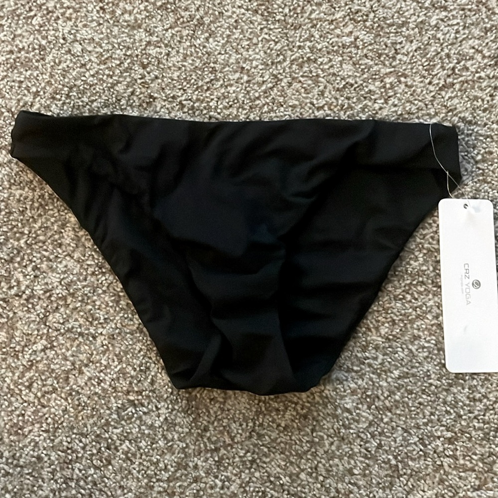 CRZ Yoga Swim Bottom Size XS Black NWT